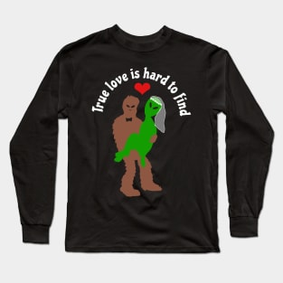 Bigfoot Valentine Long Sleeve T-Shirt